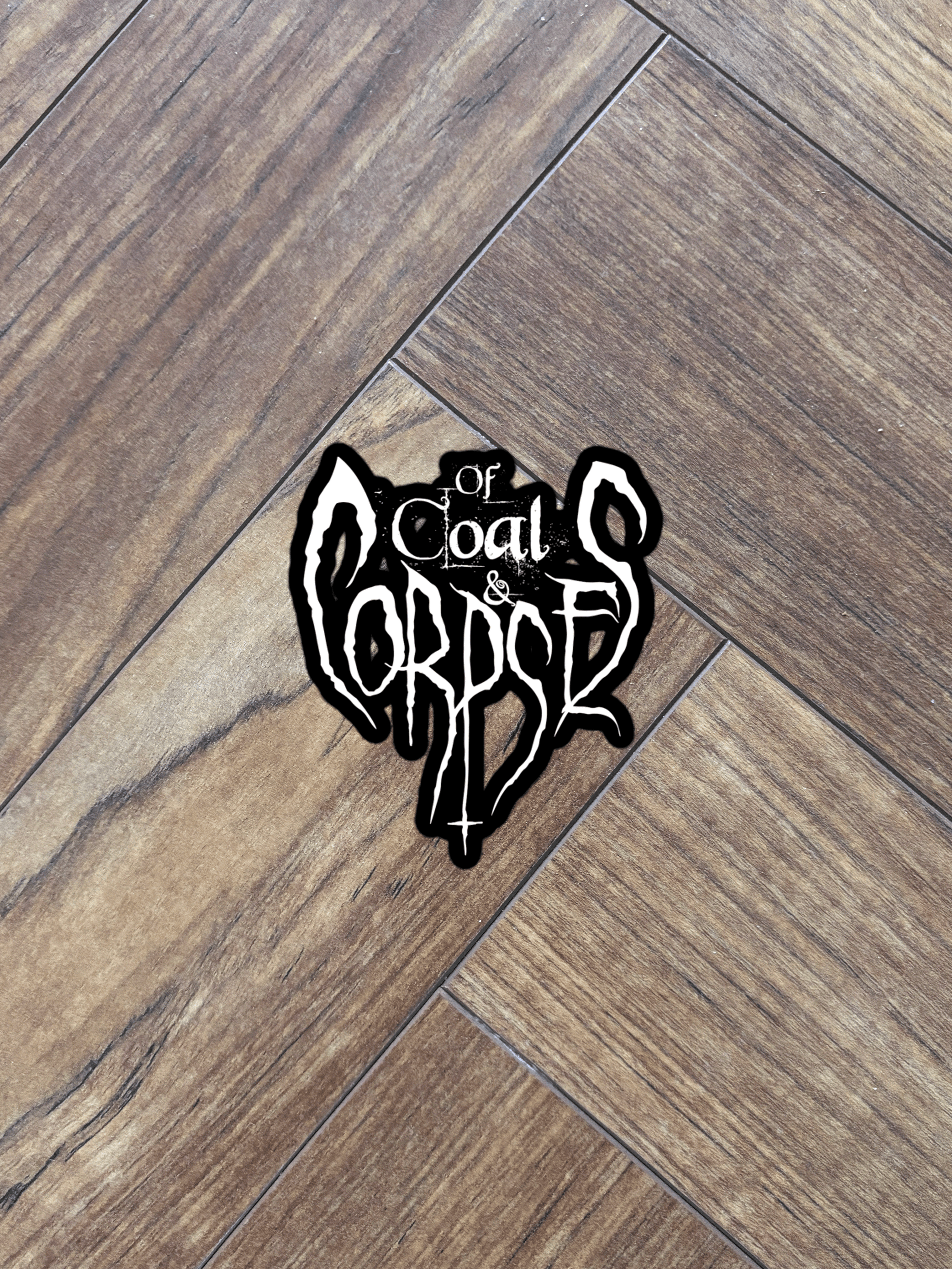 Of Coal & Corpses Logo Sticker