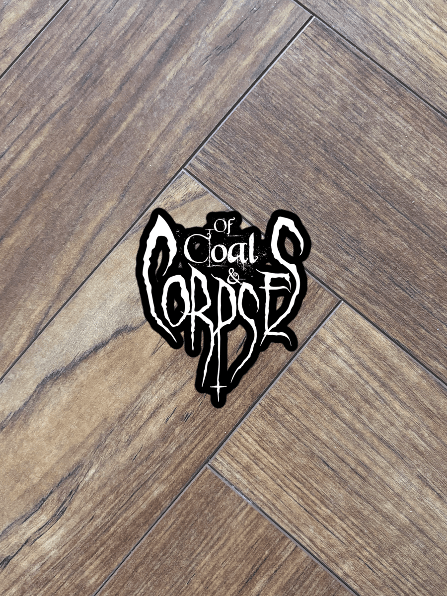 Of Coal & Corpses Logo Sticker